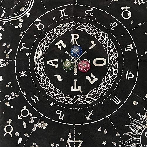 Hippolya oltar tarot kartica tkanina stolnjak 12 zviježđe pentacle tablecloth astrology tarot karata za proricanje stol tkanina