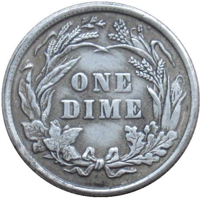 Američki brijač 10 Cent 1906 Srebrna replika Replika Komemorativna kovanica