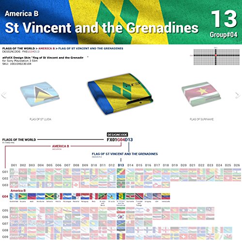 Dizajnerska koža od 9 inča s natpisom Zastava Svetog Vincenta i Grenadina za 3 inča