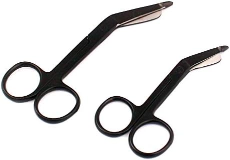 Odontomed2011® puno 2 Lister Bandge Scissors 3,5 + 4,5 Black Color Medicinske sestre EMT Instruments Shears Shears