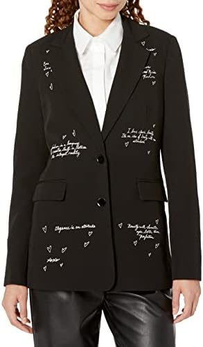 Karl Lagerfeld Paris ženski biser s dugim rukavima Svakodnevni modni sportski jakna