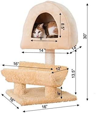 Mačje drvo / mačji toranj mačje drvo platforma za skakanje mačji stup za brušenje kandži mačji stup Pribor za igračke za