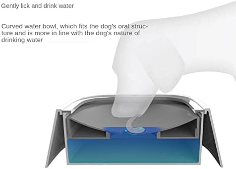 Zdjela za vodu za pse od 1,5 litre bez vlaženja usta zdjela za pse plutajuća zdjela protiv prevrtanja zdjela za vodu za mačke