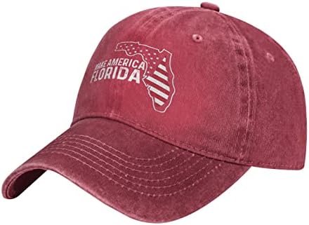 Akcija koljena Moli za Florida Hat Make America Florida šešir za muškarce tata šešir smiješna kapa