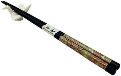 Japanbargain 4824, set od 5 bambusovih štapića za šipke od porculanske dizalice za porculanske dizalice, poklon set, bijeli