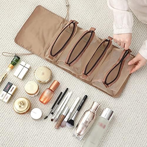 TJLSS Travel Cosmetic Bag Women Mesh Make Up Box Torps kozmetičarka toaletna zaslona Makeup četkica Organizator za skladištenje