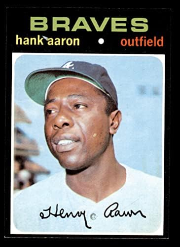 1971. Topps 400 Hank Aaron Atlanta Braves nm Braves