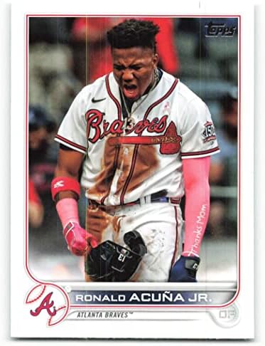 2022 Topps 200 Ronald Acuna Jr. Atlanta Braves Series 1 MLB Trgovačka kartica