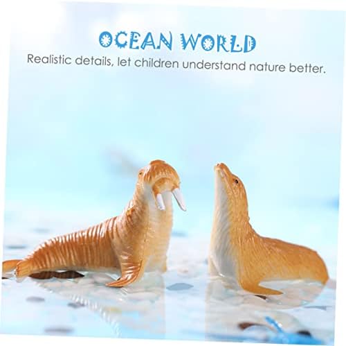 Toyandona 12 PCS morskih životinja igračke za kupanje za djecu oceanske životinje igračke kornjače Igračke za rano učenje