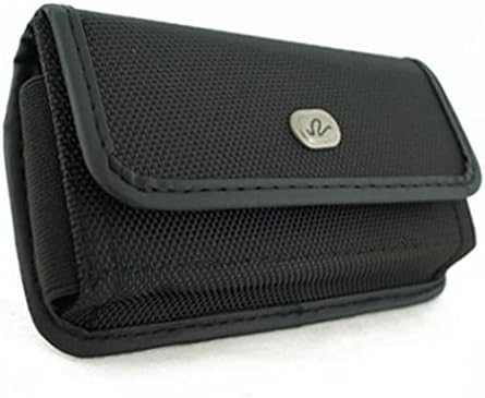 Isječak za remen za remen Robusni futrol platno kompatibilan sa CAT S62 telefonom, poklopcem torbice nose zaštitno crno