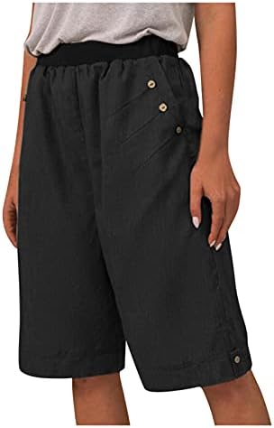 Slatke ljetne odjeće Ljetne casual kratke hlače Drvane kratke hlače ženske atletske kratke hlače s džepovima Žene kratke