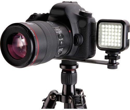 Komplet LED pozadinskog osvjetljenja s 2 baterije i nosačem za montažu kompatibilan je s bilo kojim digitalnim fotoaparatom