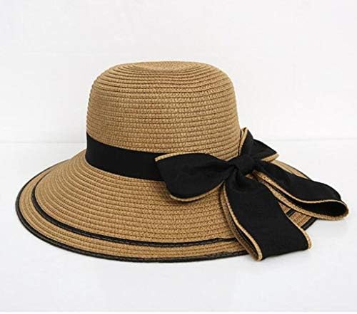 Big Sun Bowknot Women Beach Hats slamna kapica Disketa ljetna kapu Široka bejzbol kape na otvorenom radne šešire