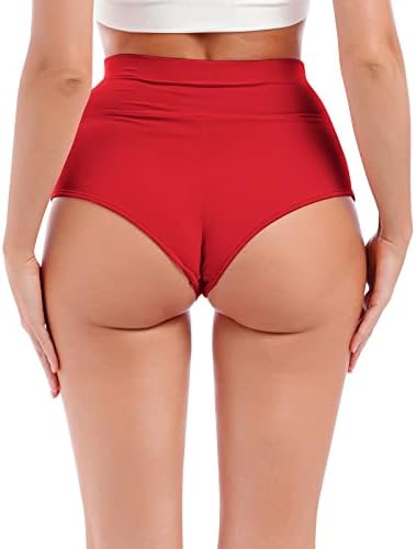 Žene visoki struk vježbanja joge kratke hlače za dizanje guzice kontrola trbuha Rave plesne dno plijena kratke hlače mini