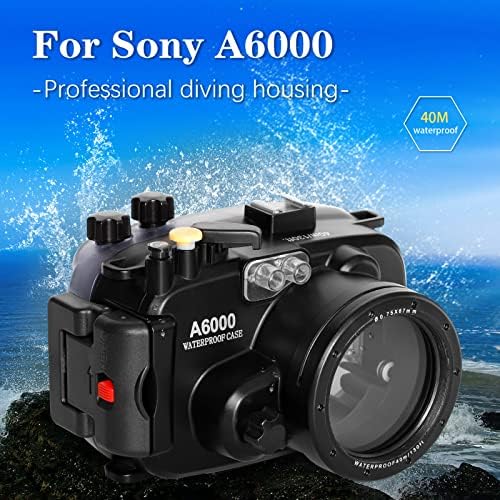 Morske žabe 130ft/40m podvodna kućišta za kameru vodootporna futrola za Sony A6000 može se koristiti sa 16-50 mm objektivom