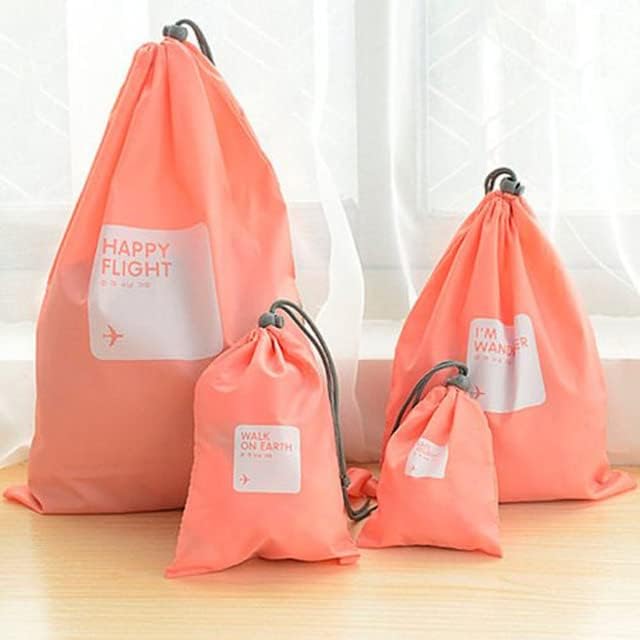 Set od 4pcs Univerzalne vanjske putovanja vodootporne najlonske torbe za skladištenje torbica organizatora u različitim veličinama