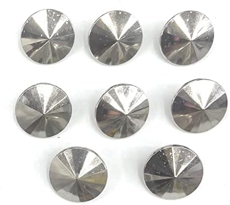 Zlatni gumbi ili srebrni gumbi Postavljeni su polirani završeni 1 '' ili 5/8 '' modni piramidski stil ~ za blejzer, odijela,