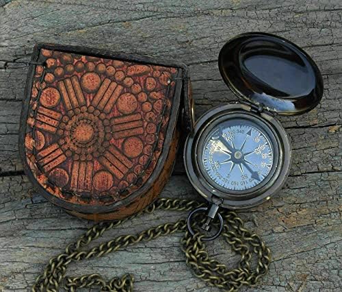 Kompas antikni mesingani kompas compass vintage ručno izrađeni gumb mesing kompas kompas džep za planinarenje avanturistički