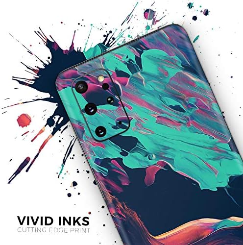 Dizajn Skinz tekućina Sažetak boja Remix V31 Zaštitni vinil naljepnica omota kože Kompatibilno sa Samsung Galaxy S20