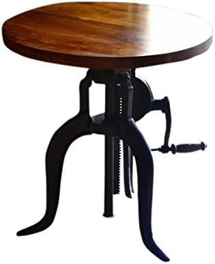 Podesivi kutni stol s naglaskom od kestena / crne boje 19 inča 18 inča 18 inča 18 inča