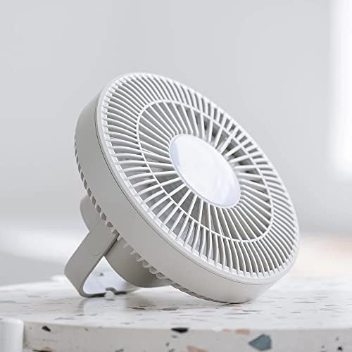 Ljetni ventilator za kućanstvo-hladnjak zraka s LED lampom daljinski upravljač punjivi 2-Napajanje stropni ventilator s 3