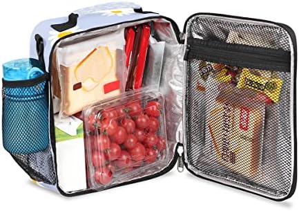 Mala torba za ručak s cvjetnim tratinčicama za muškarce i žene, kutija za ručak za višekratnu upotrebu, termalni hladnjak,