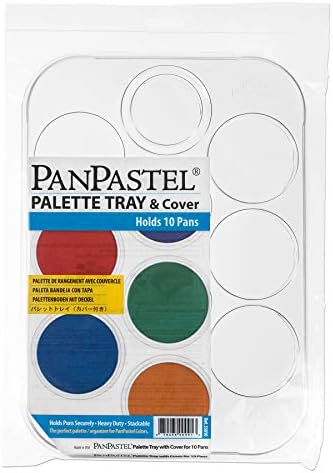 Panpastel 35010 ladica za paletu s poklopcem - drži 10 boja