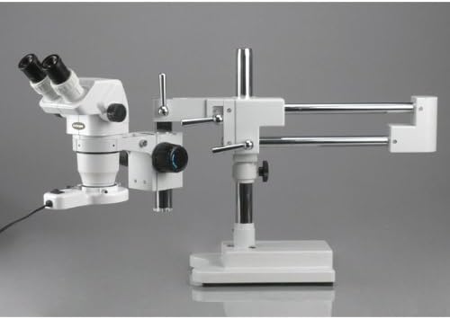 AMSCOPE ZM-4BX Profesionalni binokularni stereo zum mikroskop, EW10X okus, 3,35x-45x uvećanje, 0,67x-4,5x Zoom Cilj, ambijentalna
