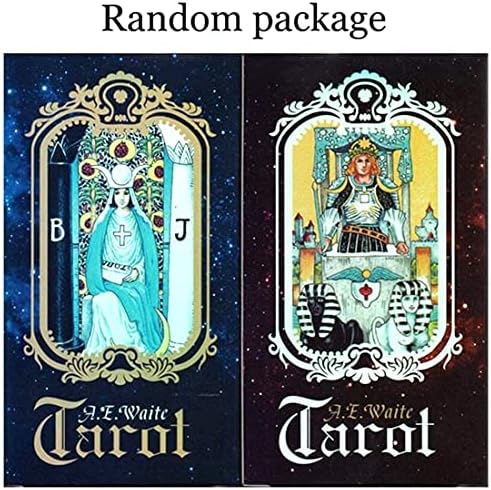 QNCIGER TAROT kartice set, 78 tarot kartica za početnike, Surface Laser Tarot Card Pack s engleskim uputama