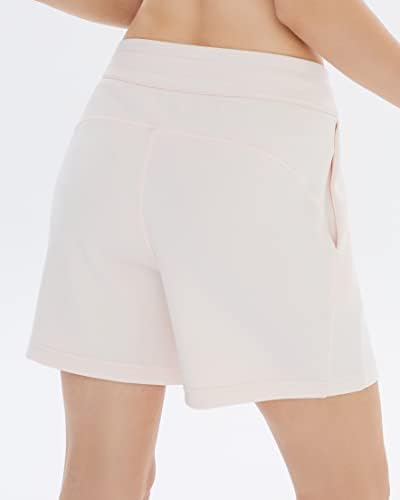 Uzorak sata visoki struk kratke hlače za žene crtanje atletskih znojnih kratkih hlača casual dres hlača s džepovima