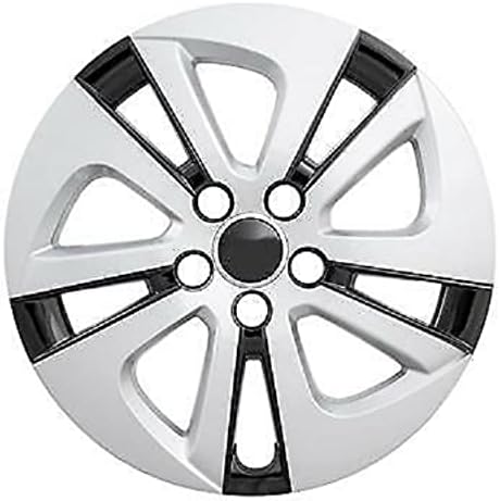 15 Silver Crni Hubcap Wheelcover Set od 4