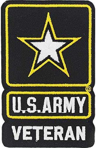 Veteranski logotip vojske Sjedinjenih Država Izvezeni flaster, s ljepilom za željezo