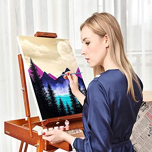 Lapoea boja po broju planine DIY Slikanje digitalnog odraslih početnika Diy Ulje Slikanje Framine Mountains Dekorativna slika