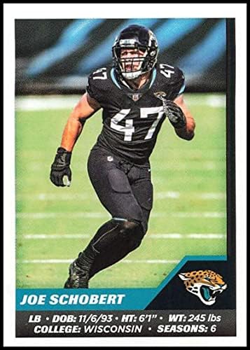 2021 Panini naljepnice 210 Joe Schobert Jacksonville Jaguars NFL nogometni mini naljepnica Trgovačka karta